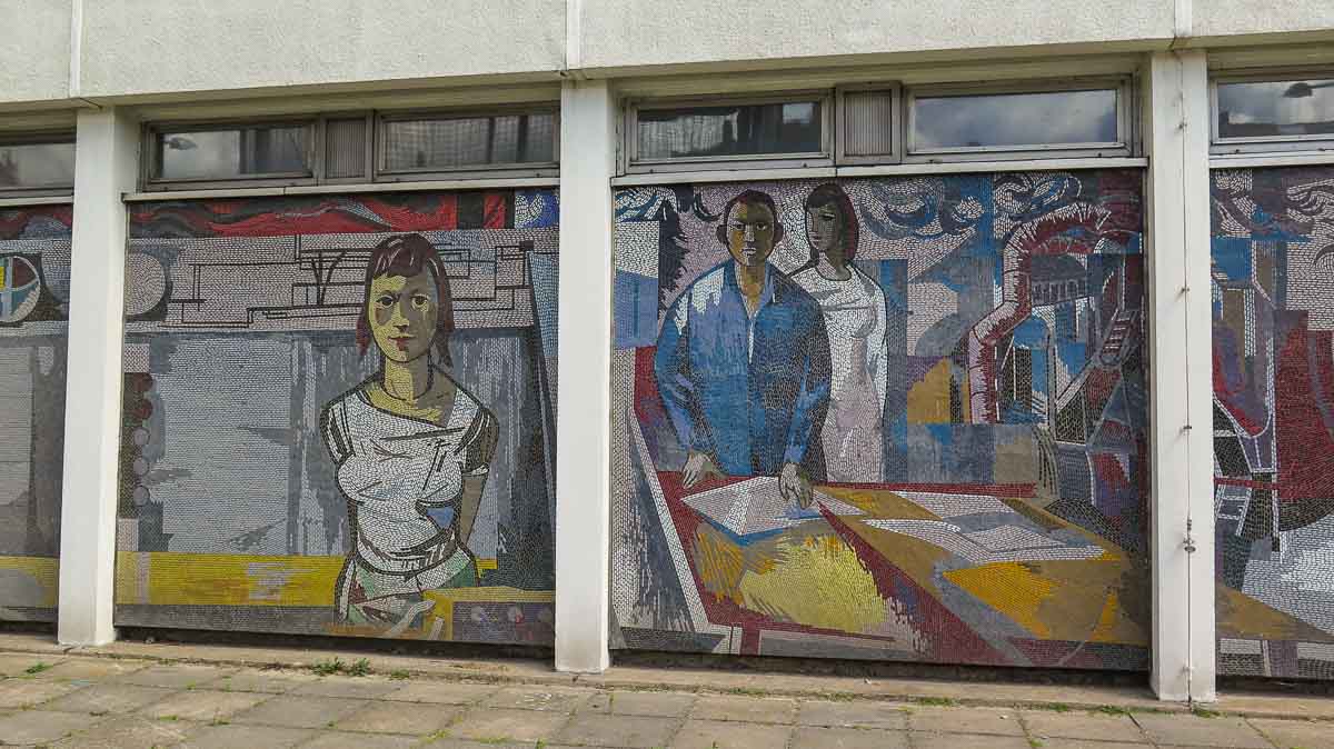 Mosaik Fritz Eisel Rechenzentrum Potsdam